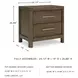 Cabalynn Light Brown 2 Drawer Nightstand
