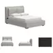 Cabalynn Light Brown Queen Upholstered Panel Bed