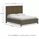Cabalynn Light Brown King Panel Storage Bed