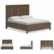Cabalynn Light Brown California King Panel Storage Bed