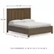 Cabalynn Light Brown California King Panel Storage Bed