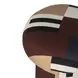 Lucy Mud Brown Upholstered Accent Stool