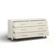 Dani Cream and Gold 6 Drawer Dresser