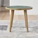 Novato Light Brown Round End Table