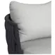 Java Gray Upholstered Outdoor Accent Chair Set of 2