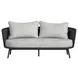 Java Gray Outdoor 70" Loveseat