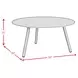 Java Dark Gray Outdoor 2 Piece Round Sintered Stone Top Occasional Table Set