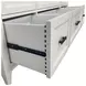 Americana Modern Bedroom Cotton 9 Drawer Dresser With Mirror