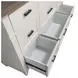 Americana Modern Bedroom Cotton 9 Drawer Dresser With Mirror
