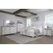 Americana Modern Bedroom Cotton 9 Drawer Dresser With Mirror