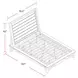 Americana Modern Cotton Queen Upholstered Panel Bed