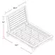 Americana Modern Cotton King Upholstered Panel Bed