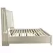 Americana Modern Cotton Queen Upholstered Storage Shelter Bed