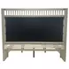Americana Modern Cotton Queen Upholstered Storage Shelter Bed