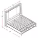 Americana Modern Cotton King Upholstered Storage Shelter Bed