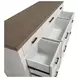 Americana Modern Cotton 9 Drawer Dresser