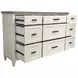 Americana Modern Cotton 9 Drawer Dresser