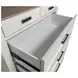Americana Modern Cotton 6 Drawer Chest