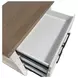 Americana Modern Cotton 3 Drawer Nightstand