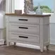 Americana Modern Cotton 3 Drawer Nightstand