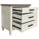 Americana Modern Cotton 3 Drawer Nightstand