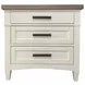 Americana Modern Cotton 3 Drawer Nightstand