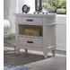 Americana Modern Cotton 2 Drawer Nightstand