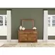 Bandalier Russet 7 Drawer Dresser and Rectangular Mirror