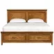 Bandalier Russet King Storage Panel Bed