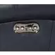 Barrett Barone Navy Blue Leather Lounge Power Recliner with USB Charging and Nailhead Trim