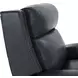 Barrett Barone Navy Blue Leather Lounge Power Recliner with USB Charging and Nailhead Trim
