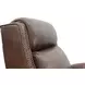 Barrett Worthington Cognac Leather Lounge Power Recliner with USB Charging and Nailhead Trim