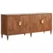 Boulevard Brown 4 Door Credenza