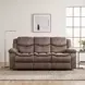 Bastrop Brown 88" Double Reclining Sofa