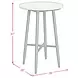 Orlando Brown and Black Outdoor 28" Round Bar Table