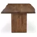 Lila Brown 98" Rectangular Dining Table