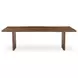 Lila Brown 98" Rectangular Dining Table