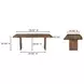 Lila Brown 78" Rectangular Dining Table