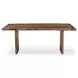 Lila Brown 78" Rectangular Dining Table