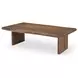 Lila Brown Rectangular Coffee Table