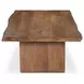 Lila Brown Rectangular Coffee Table