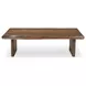 Lila Brown Rectangular Coffee Table