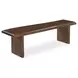 Lila Brown Small Dining Bench