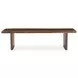 Lila Brown Small Dining Bench