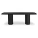 Daphne Black 96" Rectangular Dining Table