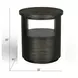Saddlewood Coffee Bean Round End Table
