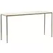 Perugia White and Antique Brass Occasional Table Set