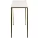 Perugia White and Antique Brass Occasional Table Set