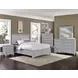 Bonanza Gray Queen Mansion Storage Panel Bed