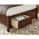 Bonanza Cherry Queen Mansion Storage Panel Bed